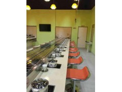 旋轉(zhuǎn)旋轉(zhuǎn)小火鍋設備哪里買，多少錢一米