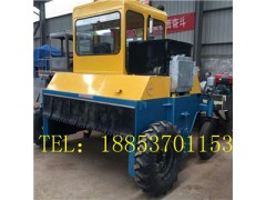 甘肅零排放自走式翻拋機可單人操作輪式翻糞機方法及視頻圖