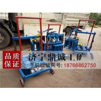 半自動混凝土制磚機 移動式空心磚成型機 電動水泥砌塊機