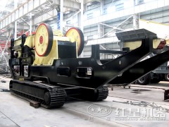 輪胎移動破碎站柴油用電效果佳JYX77