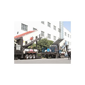 時產(chǎn)200噸油電兩用履帶反擊破行走如風(fēng)JYX81