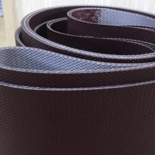 進口PU輸送帶，咖啡色鉆石格輸送帶