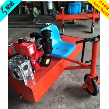 座駕式梳草機 移動式優質梳草機圖片 人造草坪汽油刷草機廠家