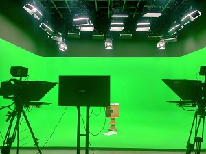 虛擬演播室燈光設(shè)計(jì)藍(lán)箱制作演播室工程裝修